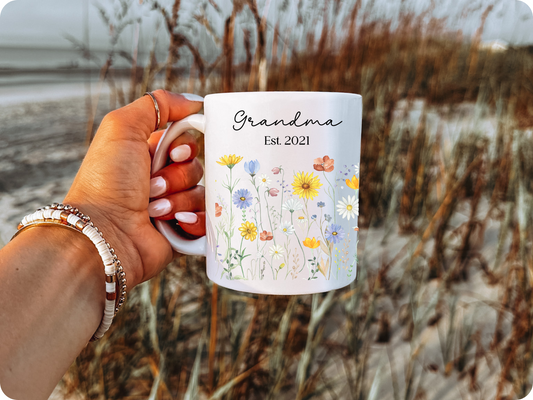 Personalized Grandma Mug Great Grandma Gift