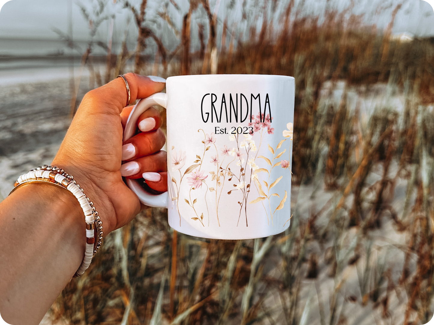 Custom Grandma Mug Promoted to Grandma Pregnancy Announcement Gift New Grandma Mug Soon To Be Grandma Gift Mug