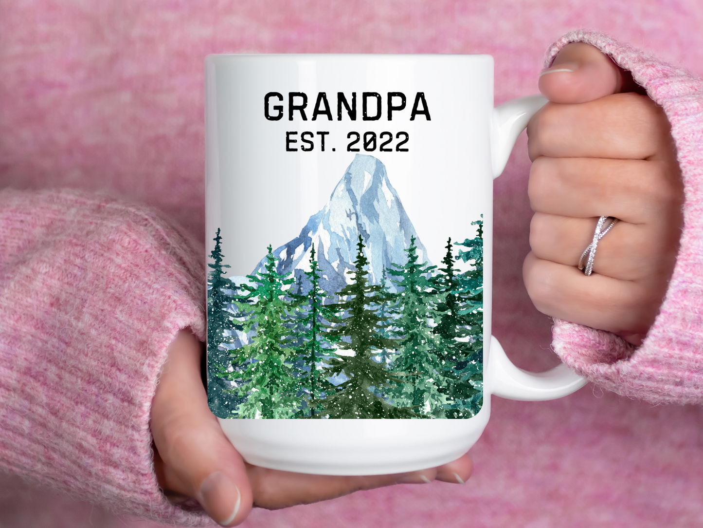 Personalized Grandpa Mug with Established Year Gift