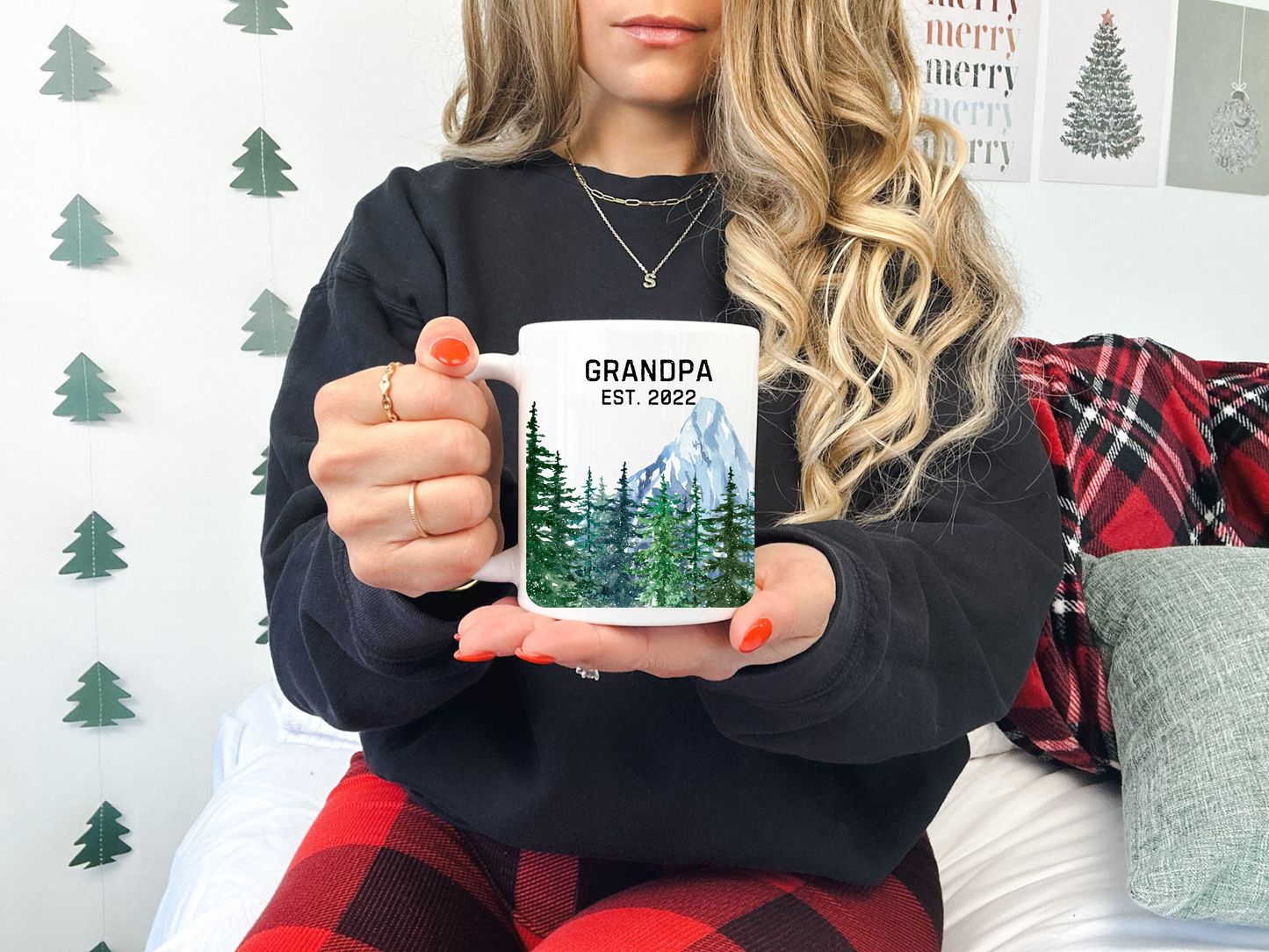 Personalized Grandpa Mug with Established Year Gift