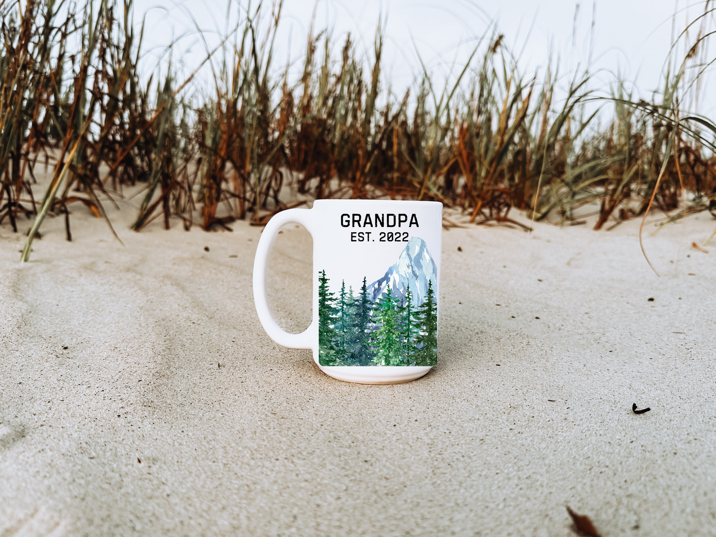 Personalized Grandpa Mug with Established Year Gift