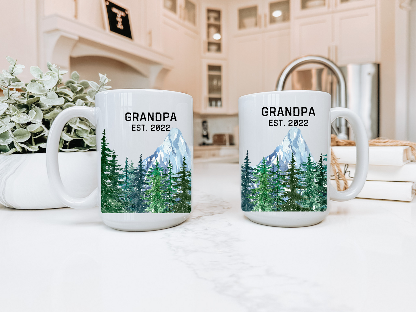 Personalized Grandpa Mug with Established Year Gift