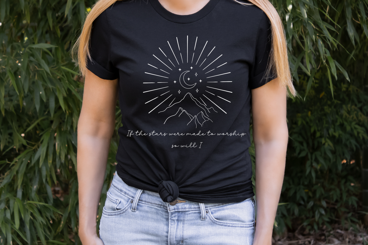 'If The Stars Were Made To Worship' Christian Shirt