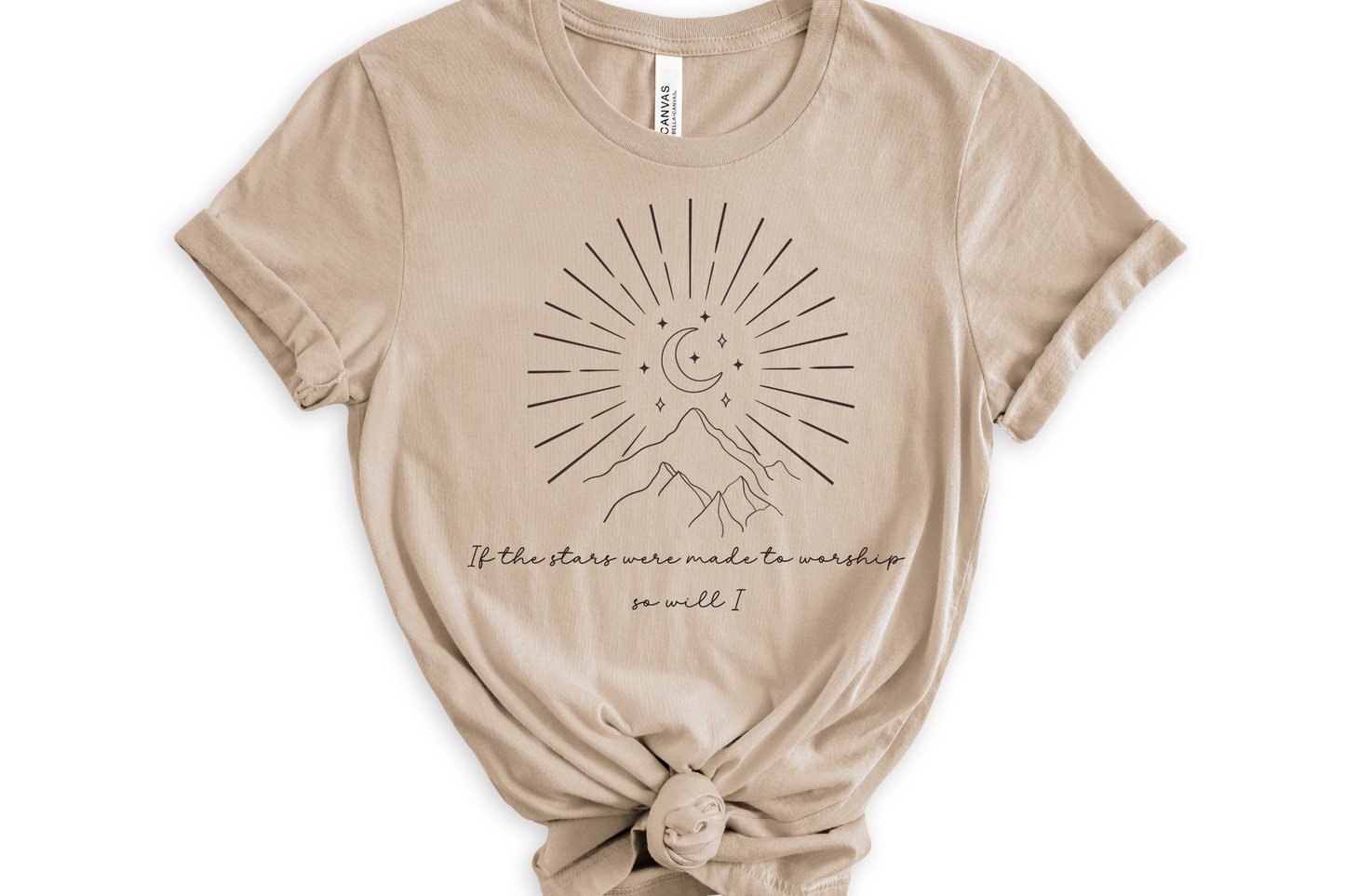 'If The Stars Were Made To Worship' Christian Shirt