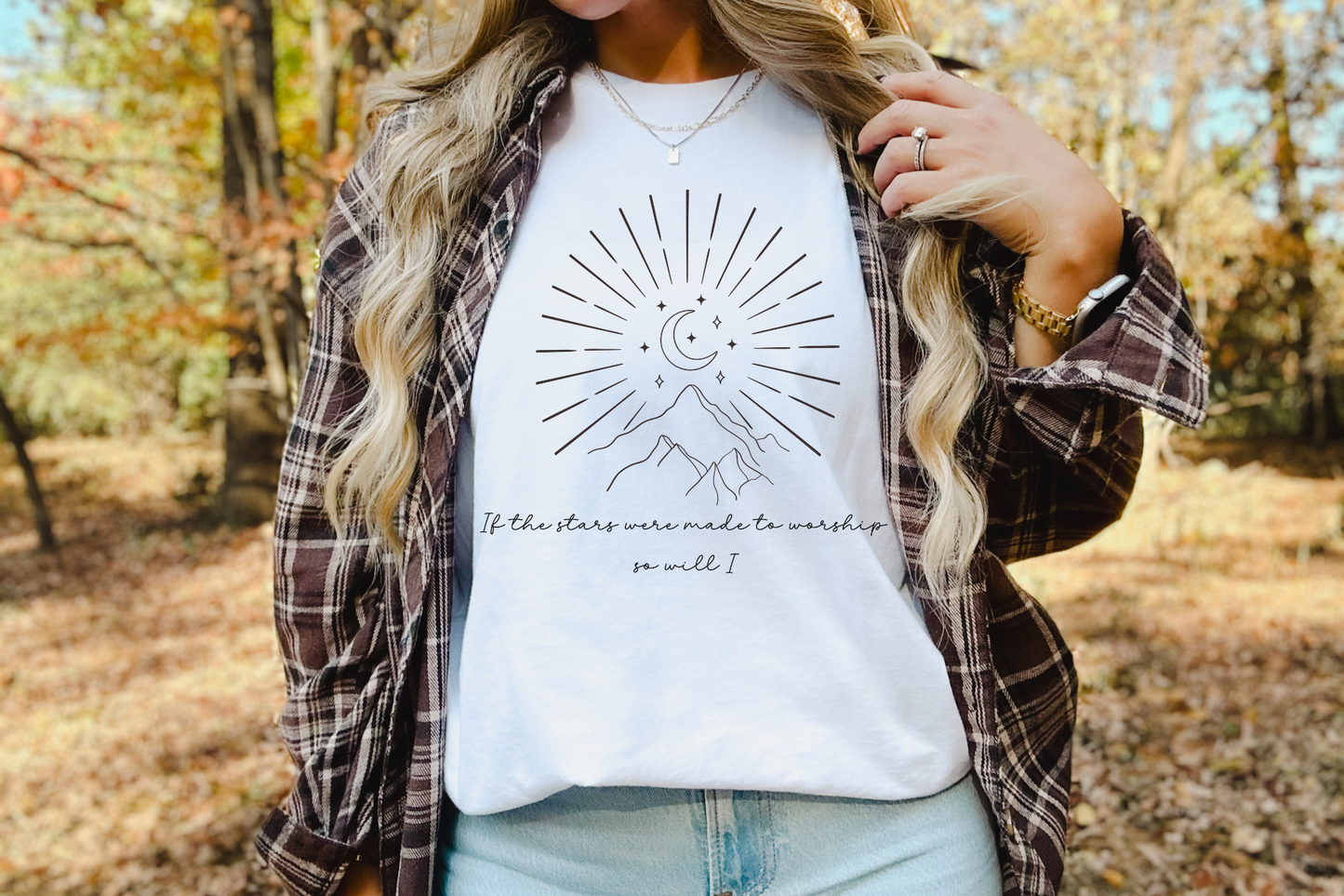 'If The Stars Were Made To Worship' Christian Shirt