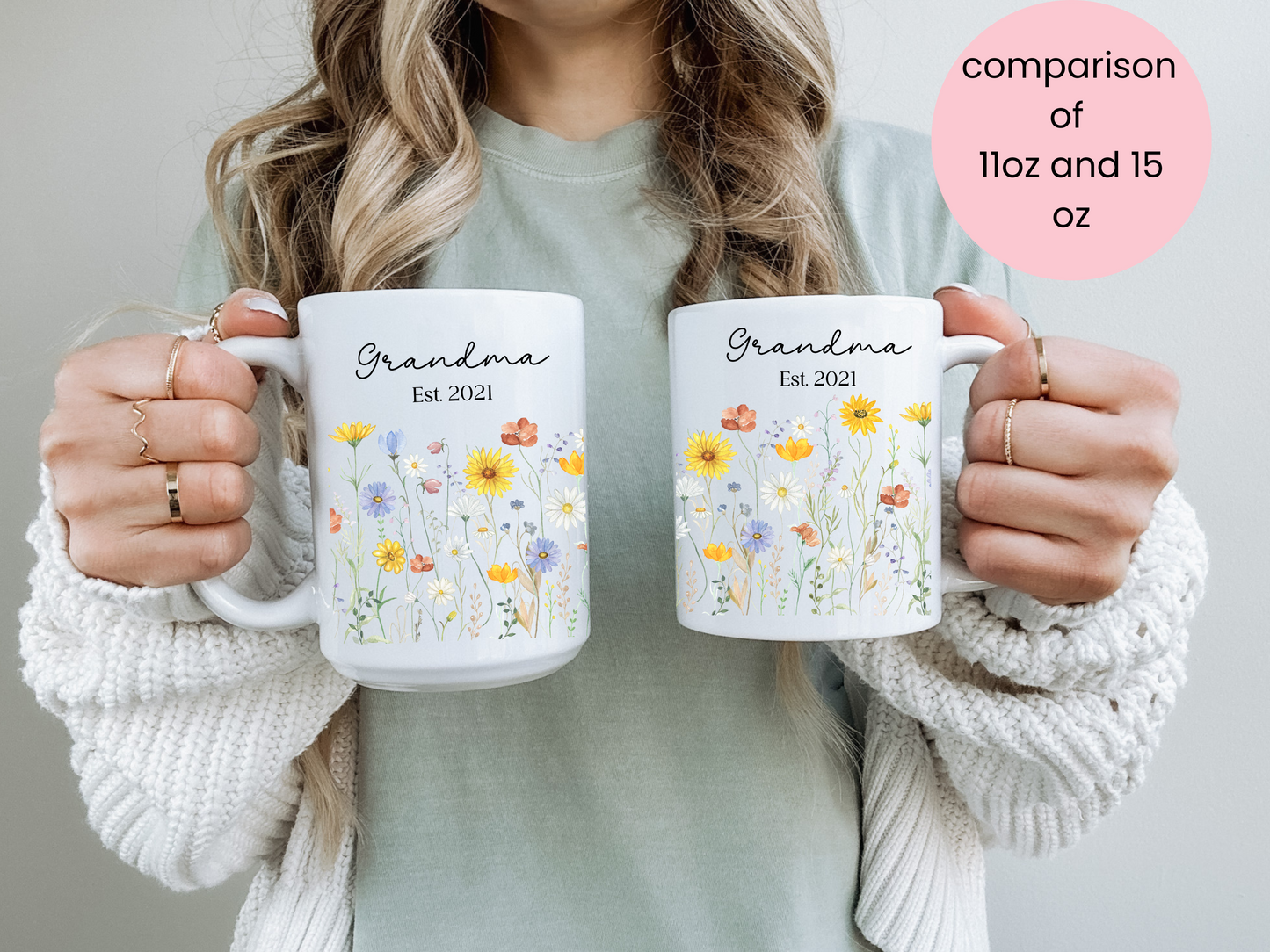 Personalized Grandma Mug Great Grandma Gift