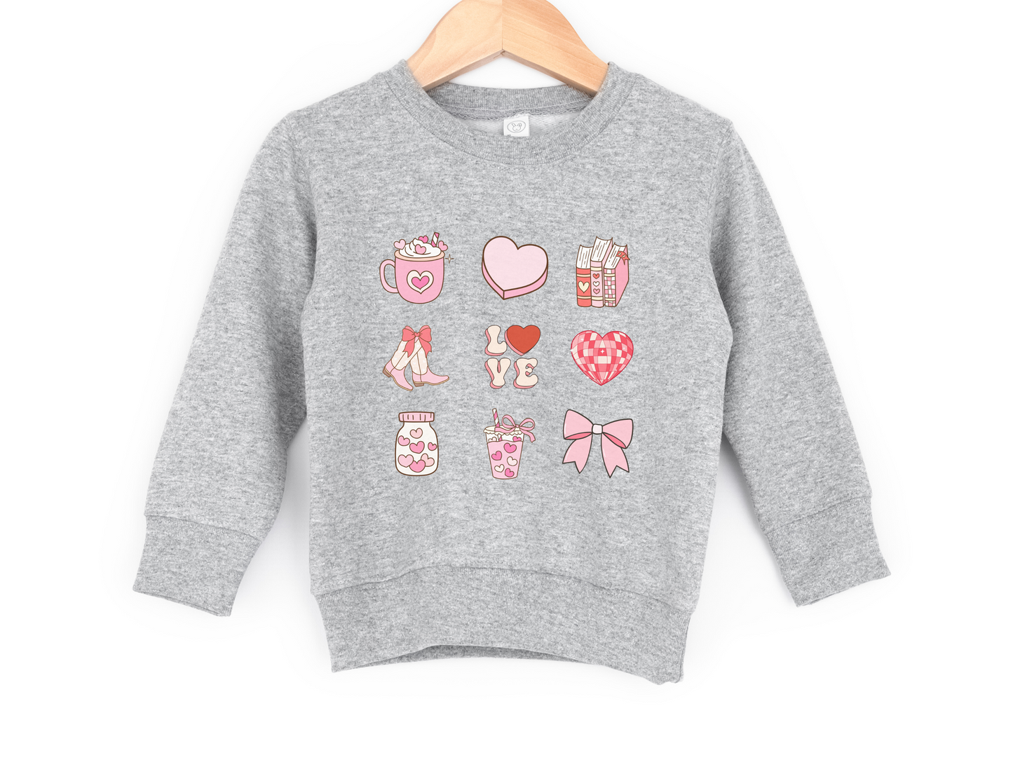 Mommy and Me Valentine Coquette Youth Crewneck Sweatshirt